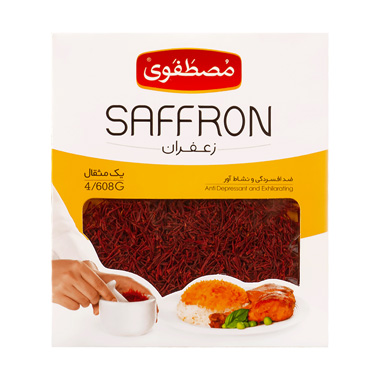 خرید زعفران 1 مثقال پاکتی مصطفوی