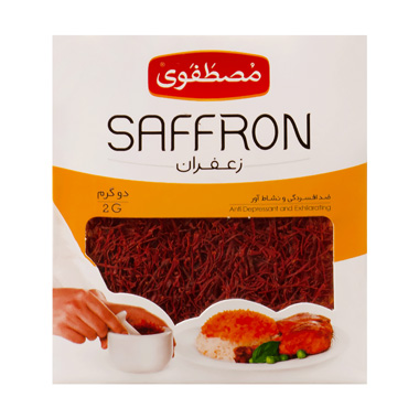 خرید زعفران 2 گرم پاکتی مصطفوی